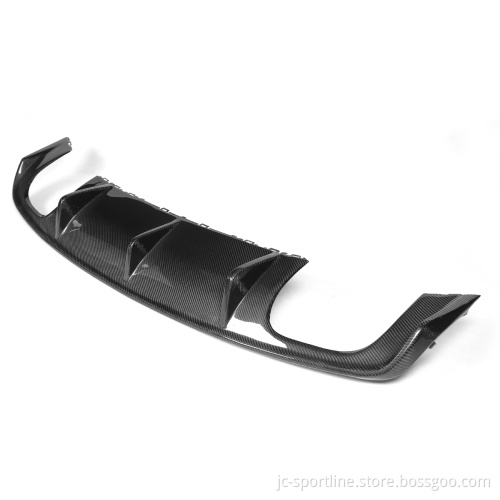 S3 Carbon Fiber Rear Diffuser for Audi A3 8V Sline 4-Door 2014-2016